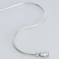 Argentium 930 Sterling 1.4mm Round Snake Chain
