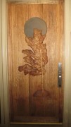 Koa Door Carving