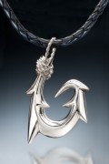 Six Barb Makau (Maui Style) in sterling silver