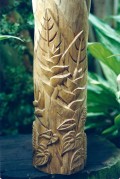 Hawaiian Floral Carvings